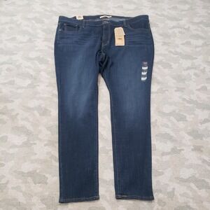 Levi's 711 Jeans Womens 22W Blue Skinny Denim Medium Wash